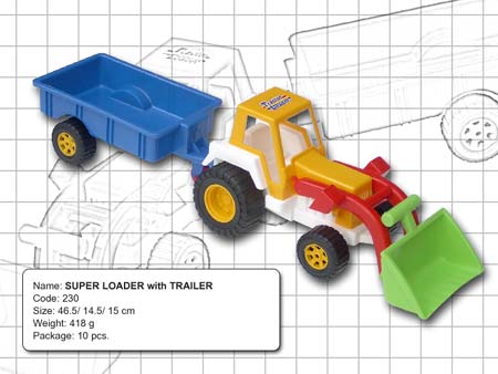 SUPER LOADER WITH TRAILER