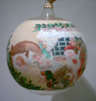 Christmas glass ball